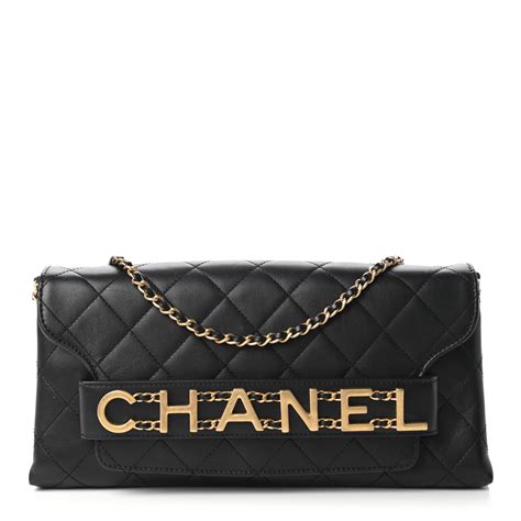 Chanel clutch with hand strap